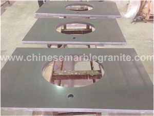 Galaxy Single Grey Quartz Vanity Tops, Bath-Tops