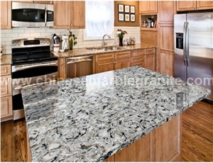Ice Princess Marble Veins Grey Quartz Countertops
