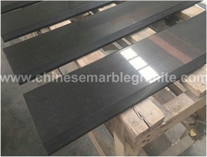 Polished Single Black Quartz Threshold Pavers Polished Single Black Quartz Threshold Pavers