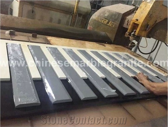 Polished Single Black Quartz Threshold Pavers