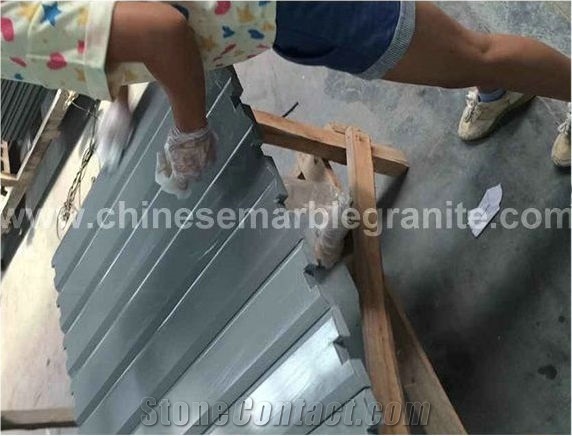 Polished Single Black Quartz Threshold Pavers