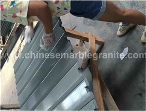 Polished Single Black Quartz Threshold Pavers