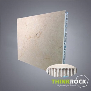 Sunny Light Beige Marble Composite Honeycomb Panel