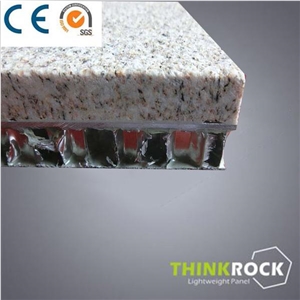 Yellow Diamond Granite Honeycomb Sandwich Panel