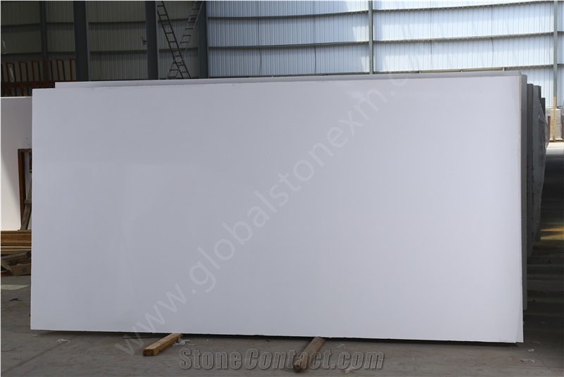 China White Snow Princess Artificial Marble Slab