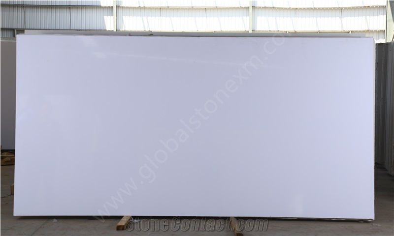 China White Snow Princess Artificial Marble Slab
