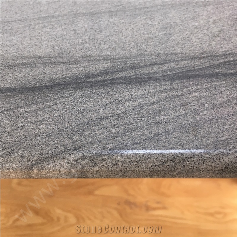 Gem Grey Quartzite Slab Tiles Vein Elegant