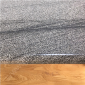 Gem Grey Quartzite Square Table Top Custom