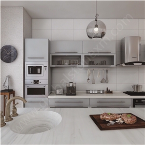 Light Grey Timber Nano Crystal Stone Countertops