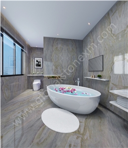 Magic Seaweed Slabs Tiles for Bathroom Vanities