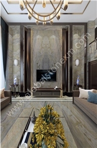 Magic Seaweed Slabs Tiles for Bathroom Vanities