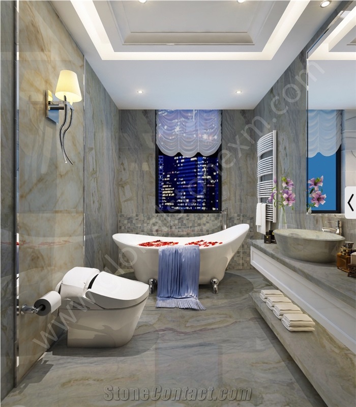 Magic Seaweed Slabs Tiles for Villa Decoration