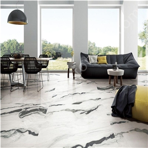 Panda White Slabs Tiles for Residential Flooring Panda White Slabs Tiles for Residential Flooring