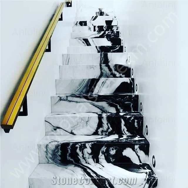 Panda White Slabs Tiles for Residential Flooring