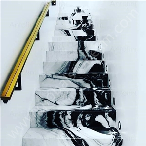 Panda White Slabs Tiles for Residential Flooring