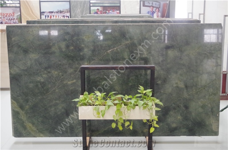 Peacock Green Marble Window Sill
