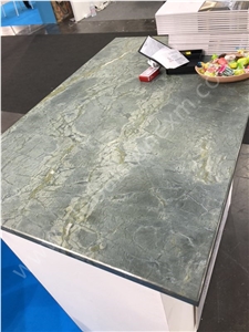 Peacock Green Slabs Tiles for Residential Project