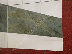 Peacock Green Slabs Tiles for Residential Project