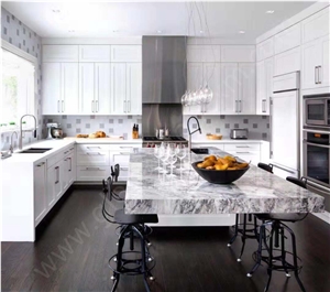 Super White Travertine Kitchen Countertops Ireland