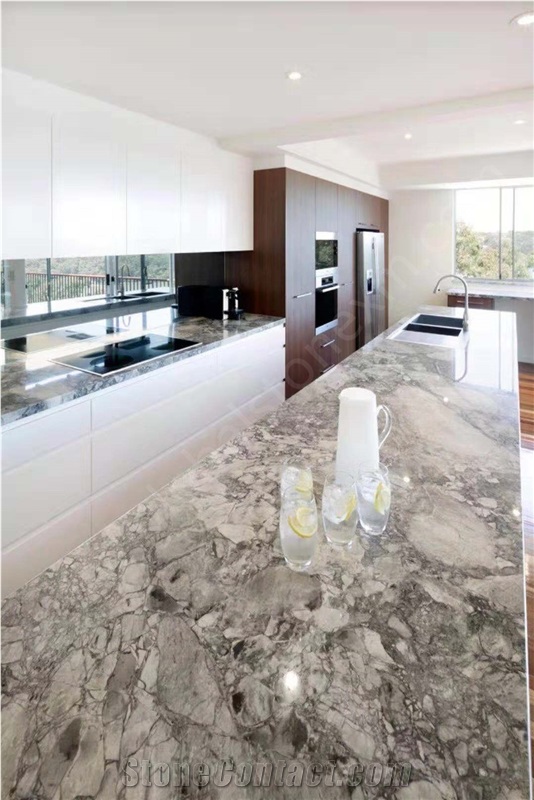 Super White Travertine Kitchen Ireland Luxurious