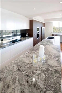 Super White Travertine Kitchen Ireland Luxurious