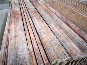 Violet Gold Marble Border Decos