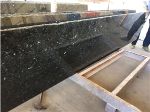 Emeral Pearl Granite Slabs,Emeral Green Flooring