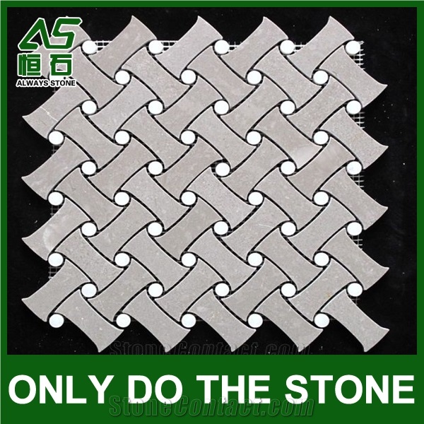 Cinderella Grey Marble Mosaic