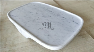 Green Marble Bath Tray, Bath Canister, Soap Dish