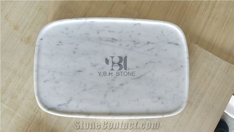 Green Marble Bath Tray, Bath Canister, Soap Dish