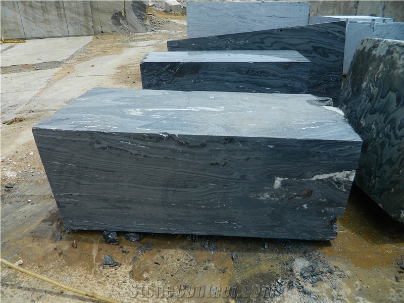 Black Fantasy Marble Blocks