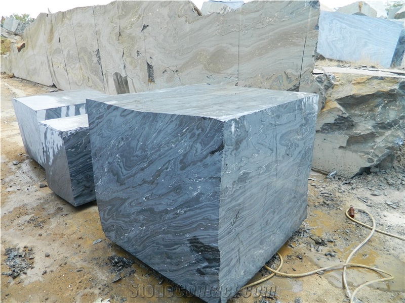 Black Fantasy Marble Blocks
