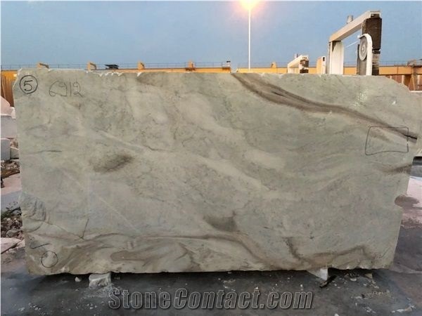 Frozen White Marble Blocks