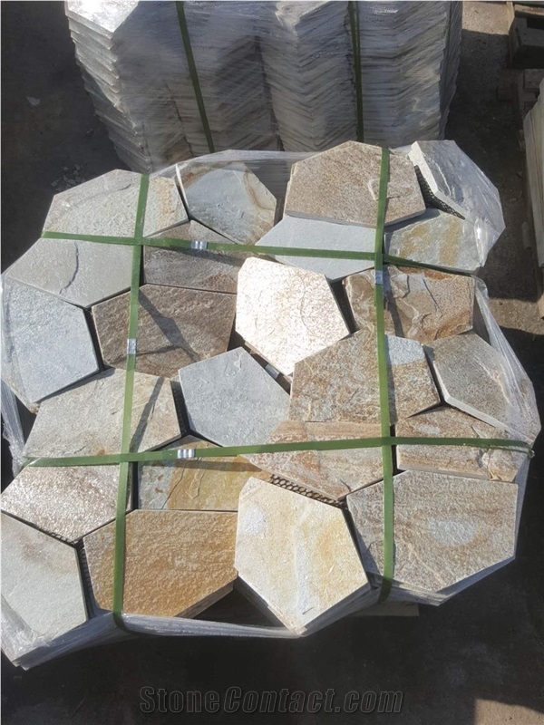 Quartzite Meshed Flagstone