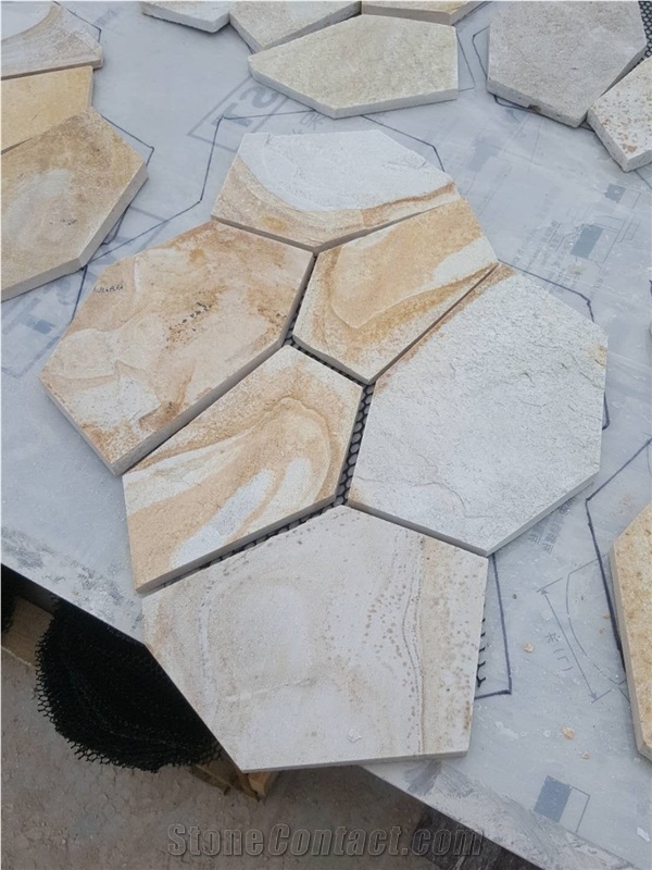 Quartzite Meshed Flagstone