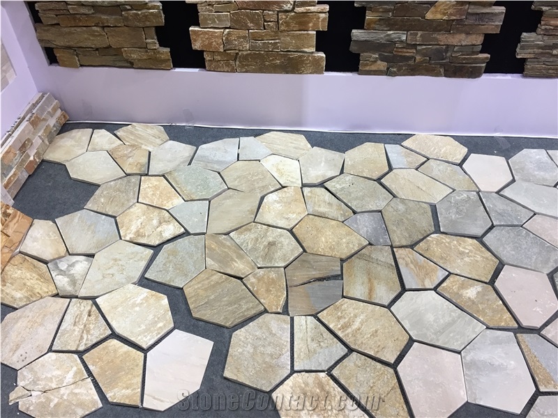 Quartzite Meshed Flagstone