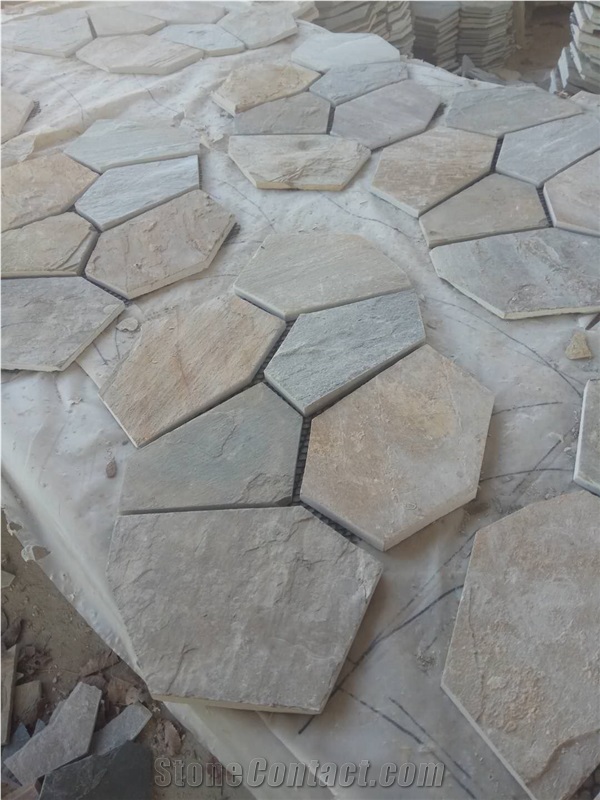 Quartzite Meshed Flagstone