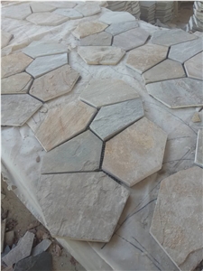 Quartzite Meshed Flagstone