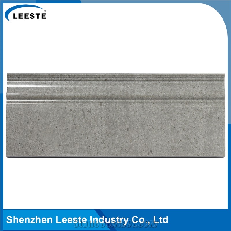 Cinderella Grey Marble Baseboard Interior Moulding