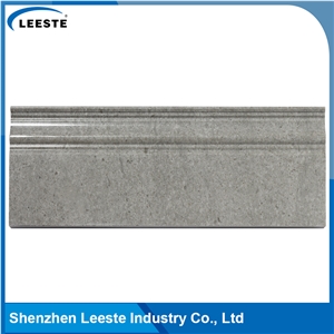 Cinderella Grey Marble Baseboard Interior Moulding