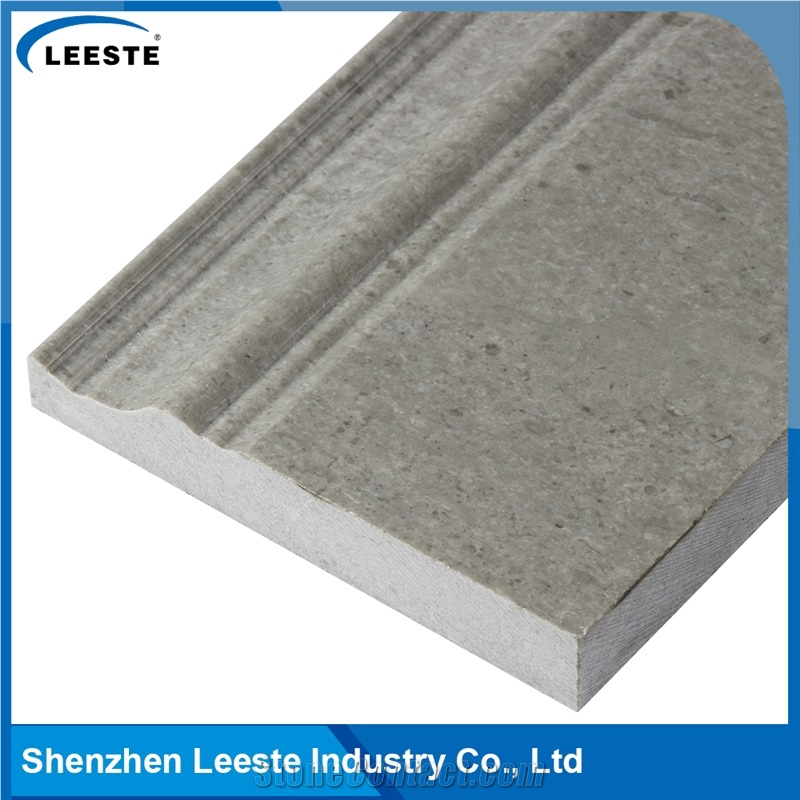 Cinderella Grey Marble Baseboard Interior Moulding