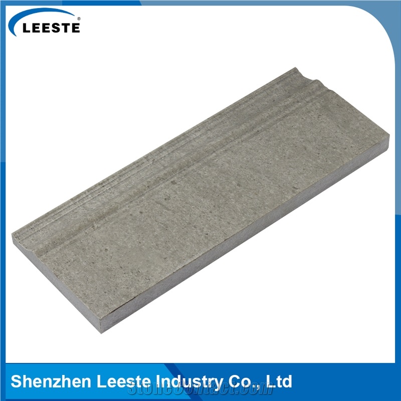 Cinderella Grey Marble Baseboard Interior Moulding
