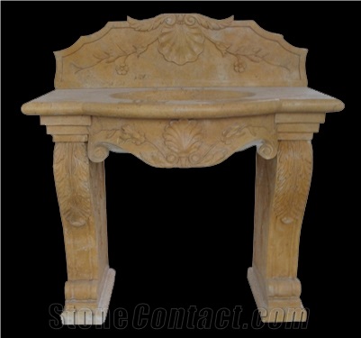 Classic Marble Vanity Top Sink Tank Custom-Made