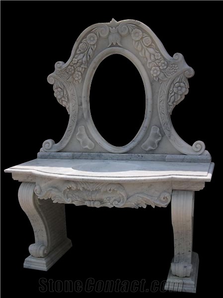 Classic Marble Vanity Top Sink Tank Custom-Made