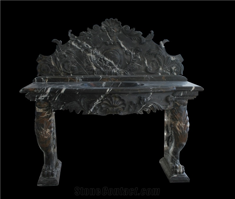 Classic Marble Vanity Top Sink Tank Custom-Made