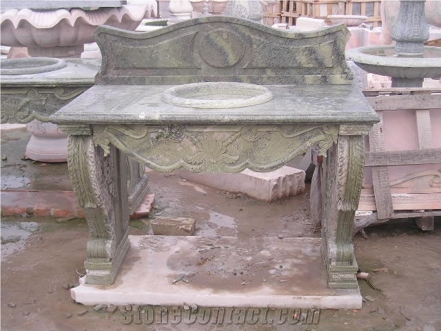 Classic Marble Vanity Top Sink Tank Custom-Made