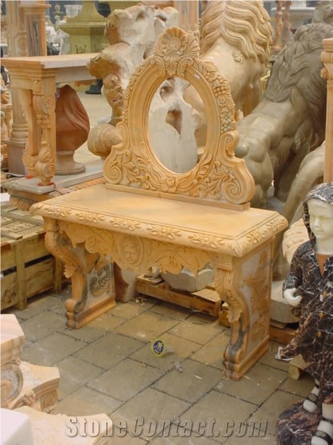 Classic Marble Vanity Top Sink Tank Custom-Made
