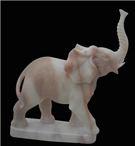 Marble Elephant Statue Animal Sculpture Customize