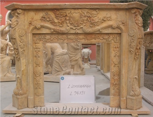 Marble Fireplace Mantel Surround Hearth Customize