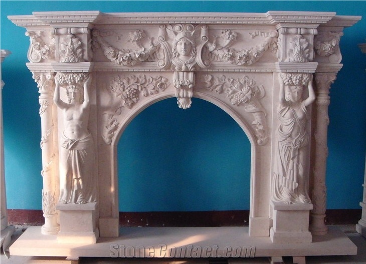 Marble Fireplace Mantel Surround Hearth Customize